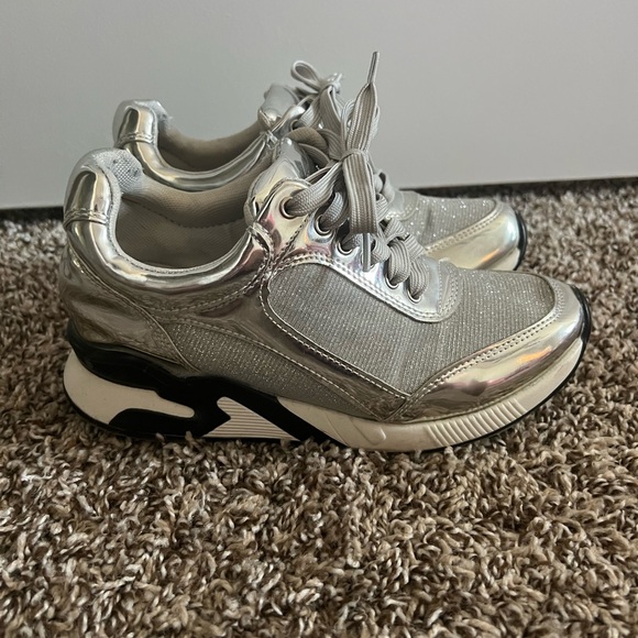 Chrome Bling Tennis / Sneakers - Picture 2 of 3